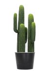 Artificial Cactus Triple Yellow Dotted Trunk H66CM