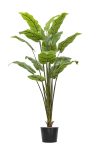 Banana Artificial Tree Single Yellow Trunk With 12 Leavs H150CM