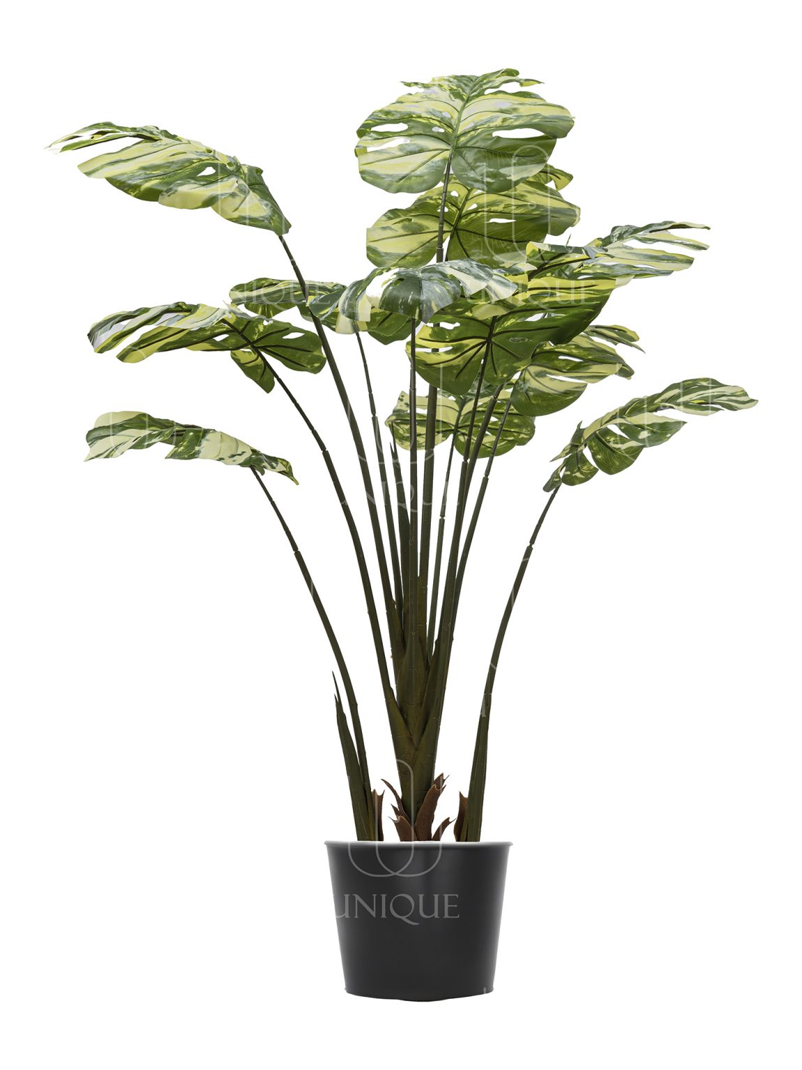 Monstera Deliciosa Artificial Tree 4 Trunks 12 Branches Patterned Leafs H155CM