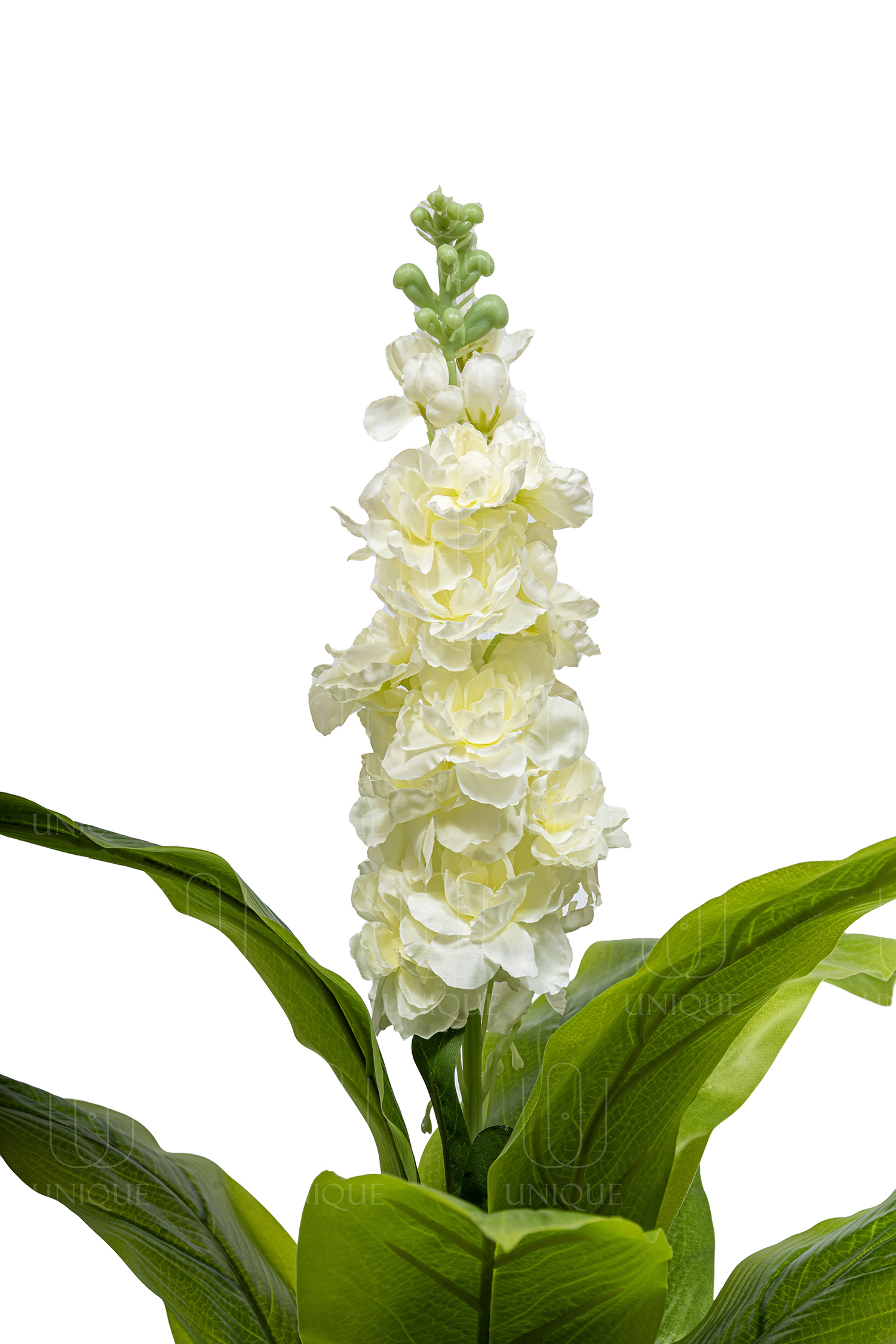 Dracaena Artificial Tree With White Flowers H100CM - Image 2