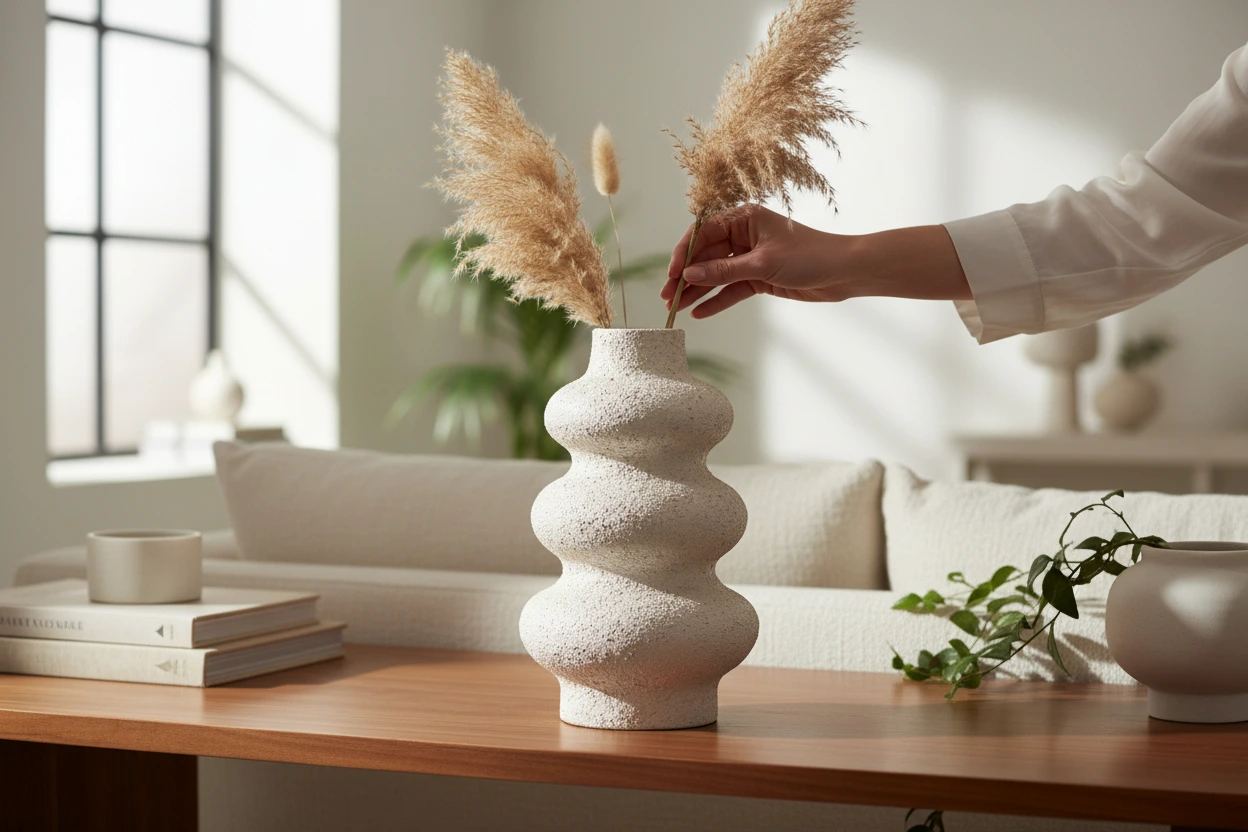 Twisty Pottery Vase - Image 3