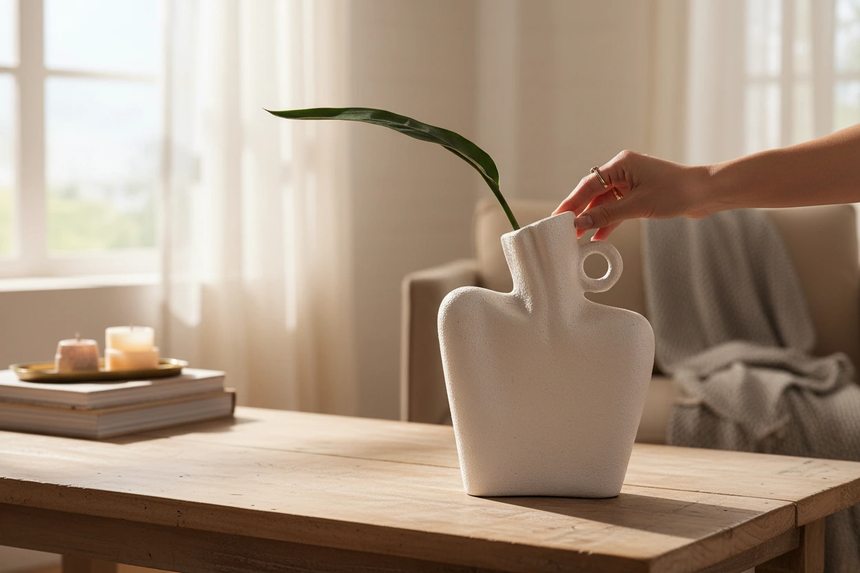 Bust Pottery Vase - Image 3