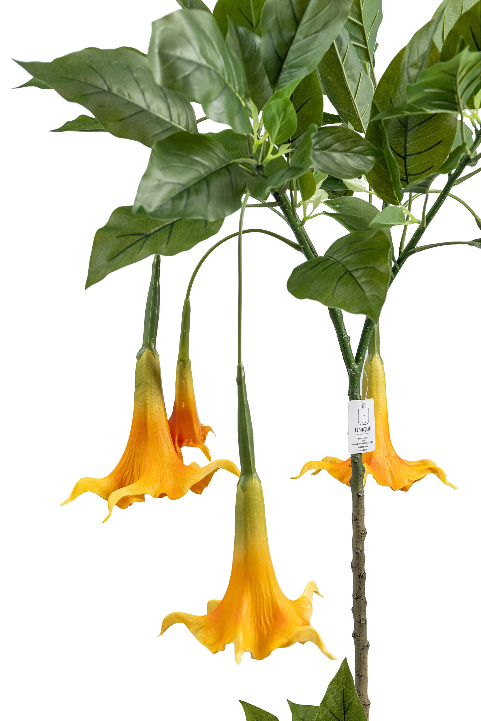 160cm Artificial datura tree - Orange - 10pcs #MTL-049-16004 - Image 2